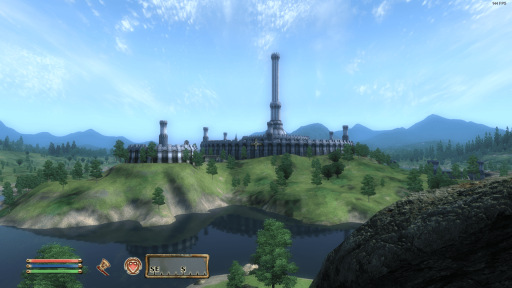 Imperial City in Oblivion Remastered Edition.