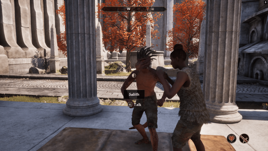 Saliith training in the Arena in the Imperial City area.