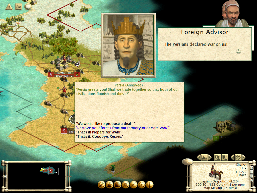 Civilization 3 Persia Ancient Times War