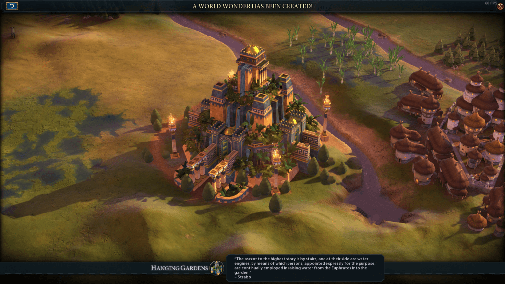 Civilization VI Hanging Gardens