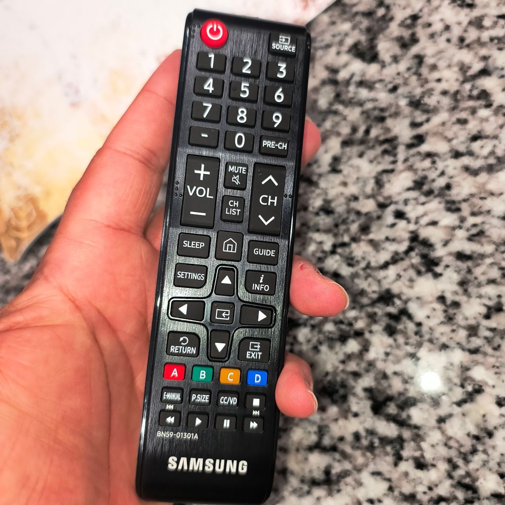 Samsung Standard IR Remote Control size image.