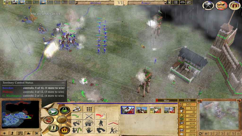 Empire Earth 2 Muskets Battle in the Game.