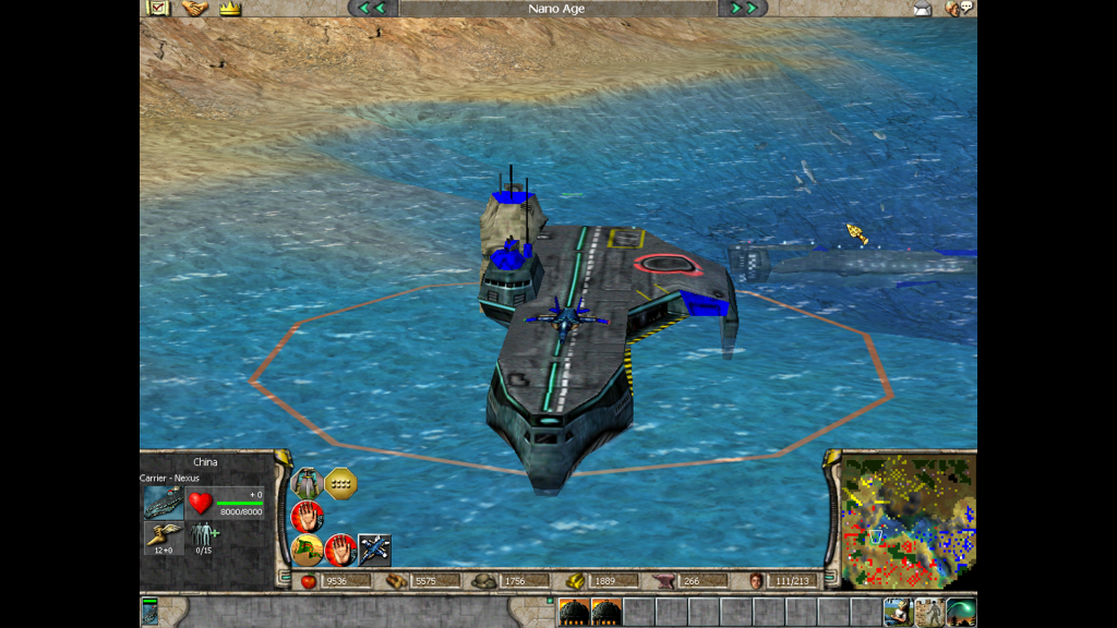 Empire Earth Nano Age Aircraft Carrier Nexus.