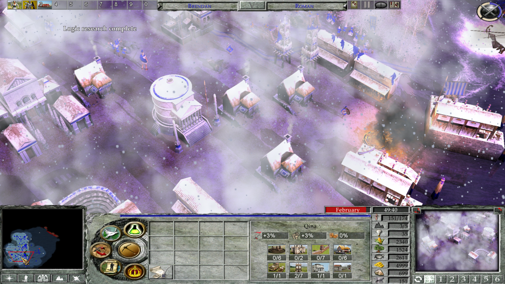 Empire Earth 2 Snow Effects in Ancient Age