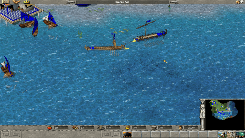Empire Earth Fishing Boats and the Ancient Greek Navy