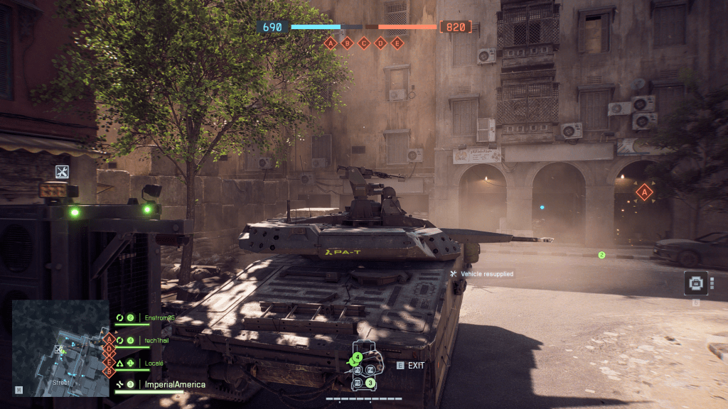 Battlefield 6 CV-90 on the Siege of Cairo Map