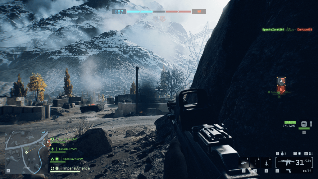 Battlefield 6 gameplay on Liberation Peak in Tajikistan.