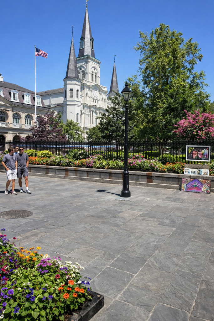 New Orleans Original Image Jackson Square ChatGPT Changes